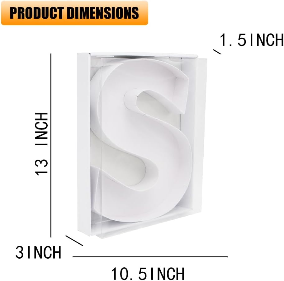 12" Fillable Cardboard Letter Charcuterie Gift Cupcake Box With Cover Sweets Packaging (S)