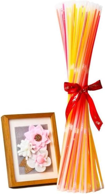 Glow Fever Glow Sticks Bulk 100ct 22'' Glow Necklaces with Connectors, Neon Light Sticks for Party Festivals Raves Concert Birthday Wedding, Blue