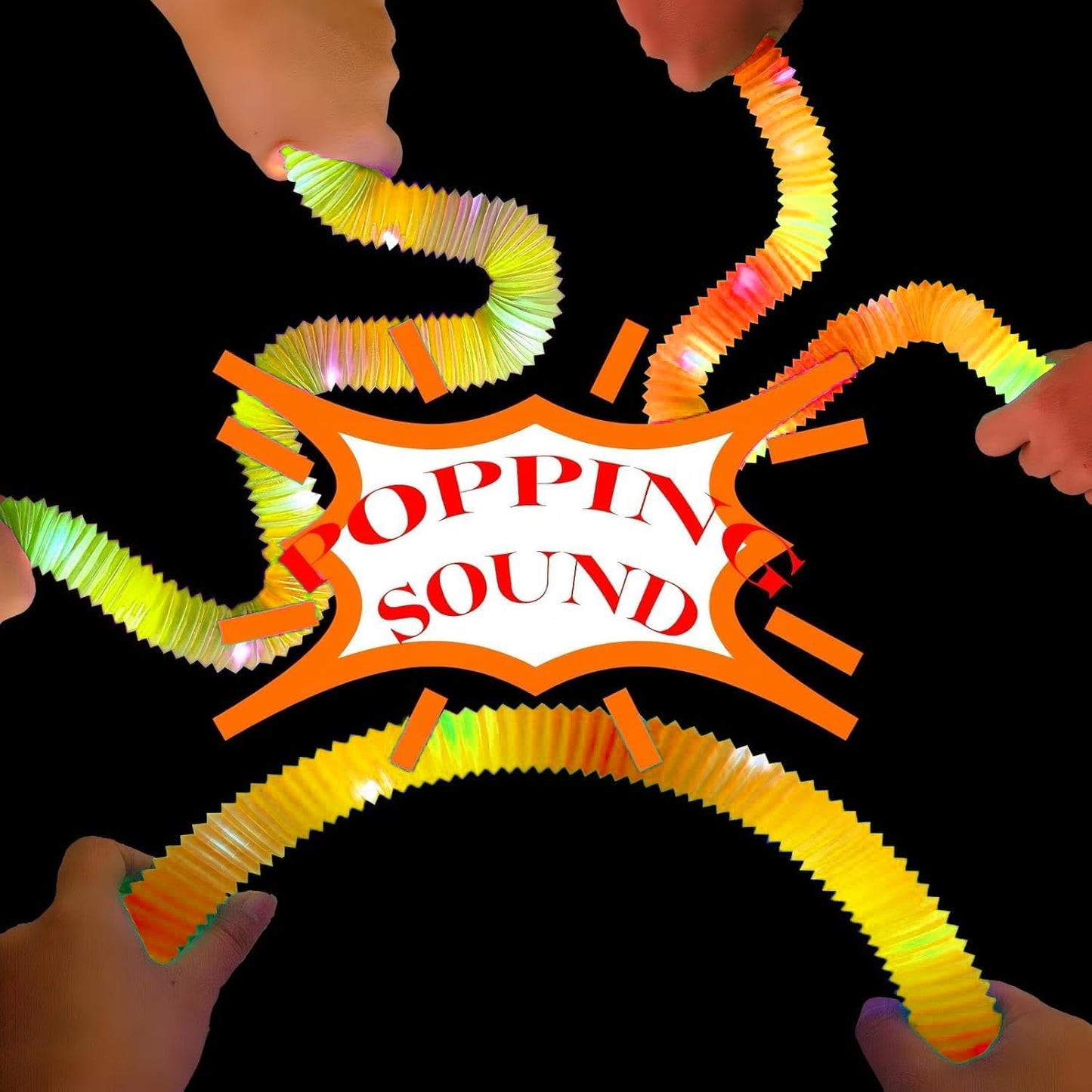 Orange 36 Pack Light Up Party Favors Supplies,Bulk Glow Sticks Bracelet,Necklace Accessories for Kids,Birthday Return Gifts Treats,Easter Basket Goodie Bag Stuffer Fillers for Boys Girls