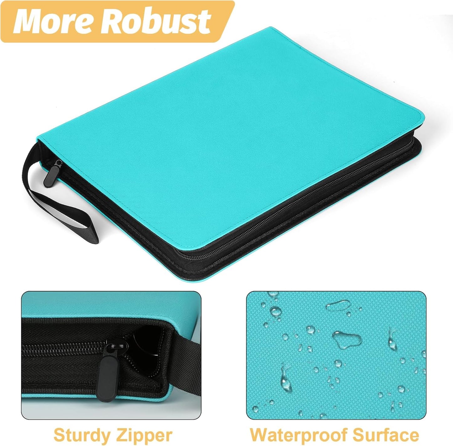 Trading Card Binder, Card Collection Binder Album Folder with 720 Side Loading Pockets, 9 Pocket Trading Card Album Folder for TGC,MTG, Baseball Cards, Yugioh