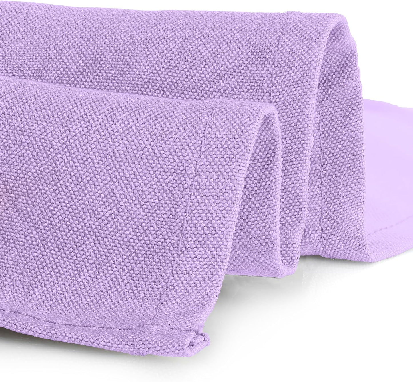 Gee Di Moda Square Tablecloth - 85 x 85 Inch Lavender Table Cloth for Large Square or Round Tables - Heavy Duty Washable Fabric - for Buffet Table, Holiday Party, Dinner, Wedding & Baby Shower