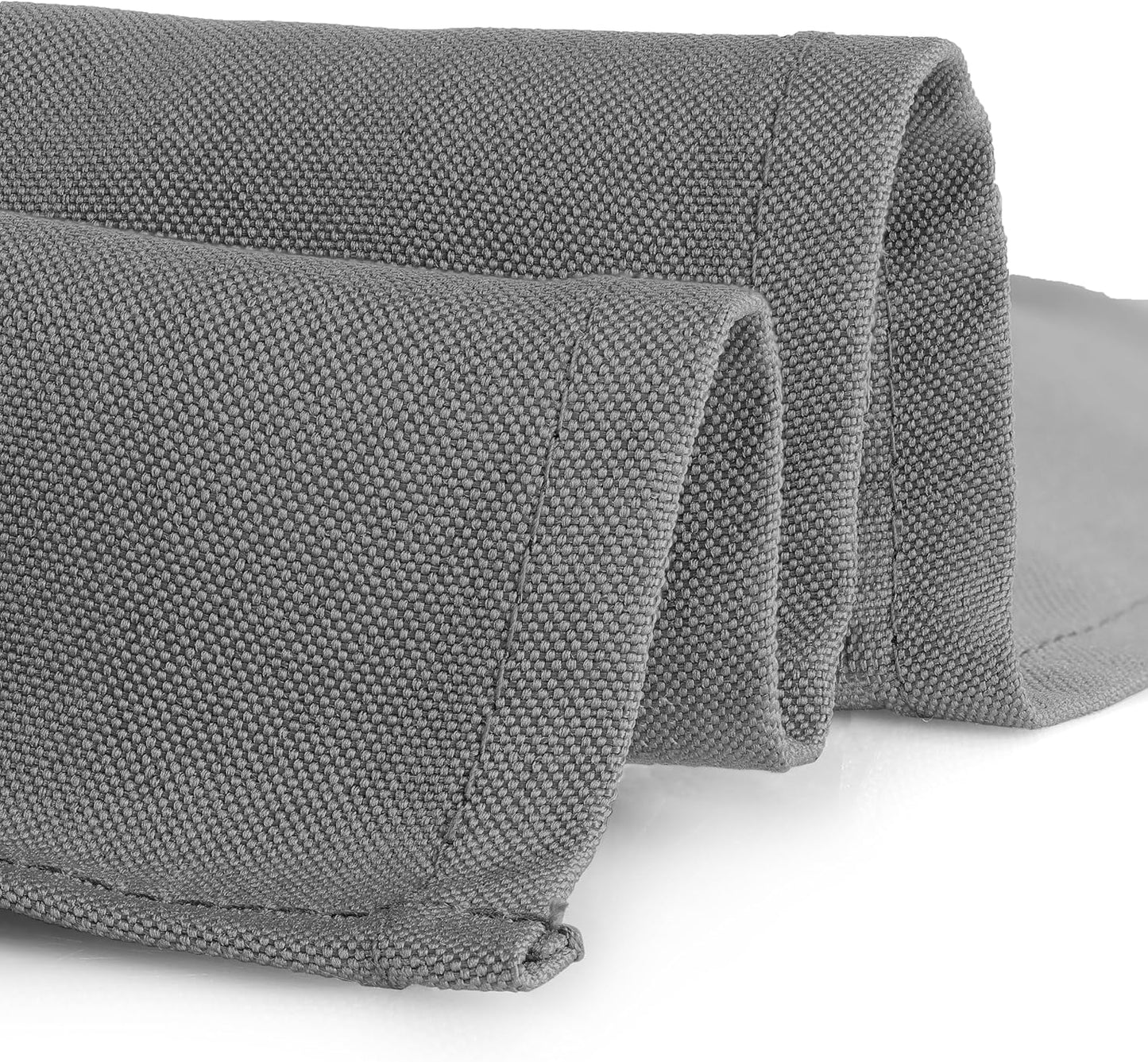 Gee Di Moda Square Tablecloth - 85 x 85 Inch Charcoal Table Cloth for Large Square or Round Tables - Heavy Duty Washable Fabric - for Buffet Table, Holiday Party, Dinner, Wedding & Baby Shower